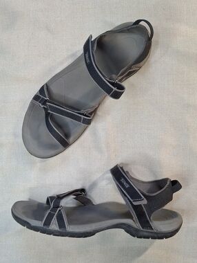 Teva Verra Strappy Hiking Sandals Gray Women 10